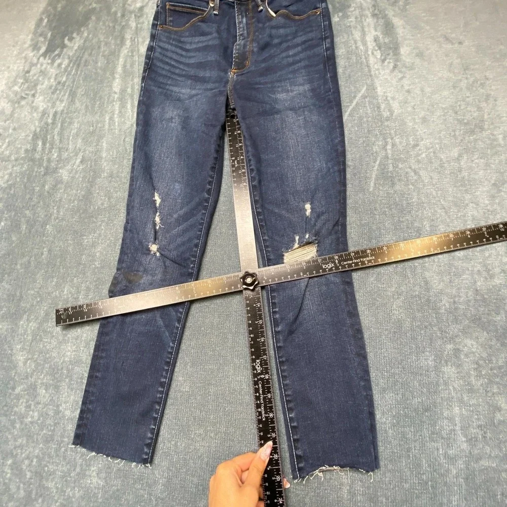 Abercrombie & Fitch Jeans Womens 26/2S Blue Denim Ultra High Rise Super Skinny